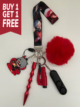 Load image into Gallery viewer, Safety Keychain -Ken kaneki (Tokyo Ghoul)