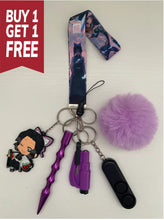 Load image into Gallery viewer, Safety Keychain - The Butterfly Girl
