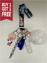 Load image into Gallery viewer, Safety Keychain - killua (Hunter x Hunter)
