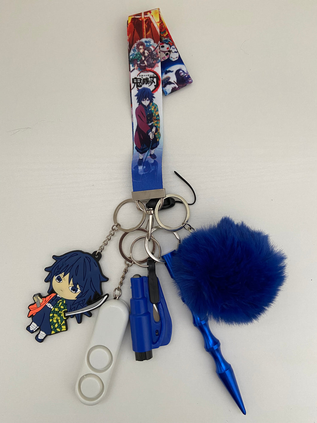 Safety Keychain - The Water Breathing Swordsman