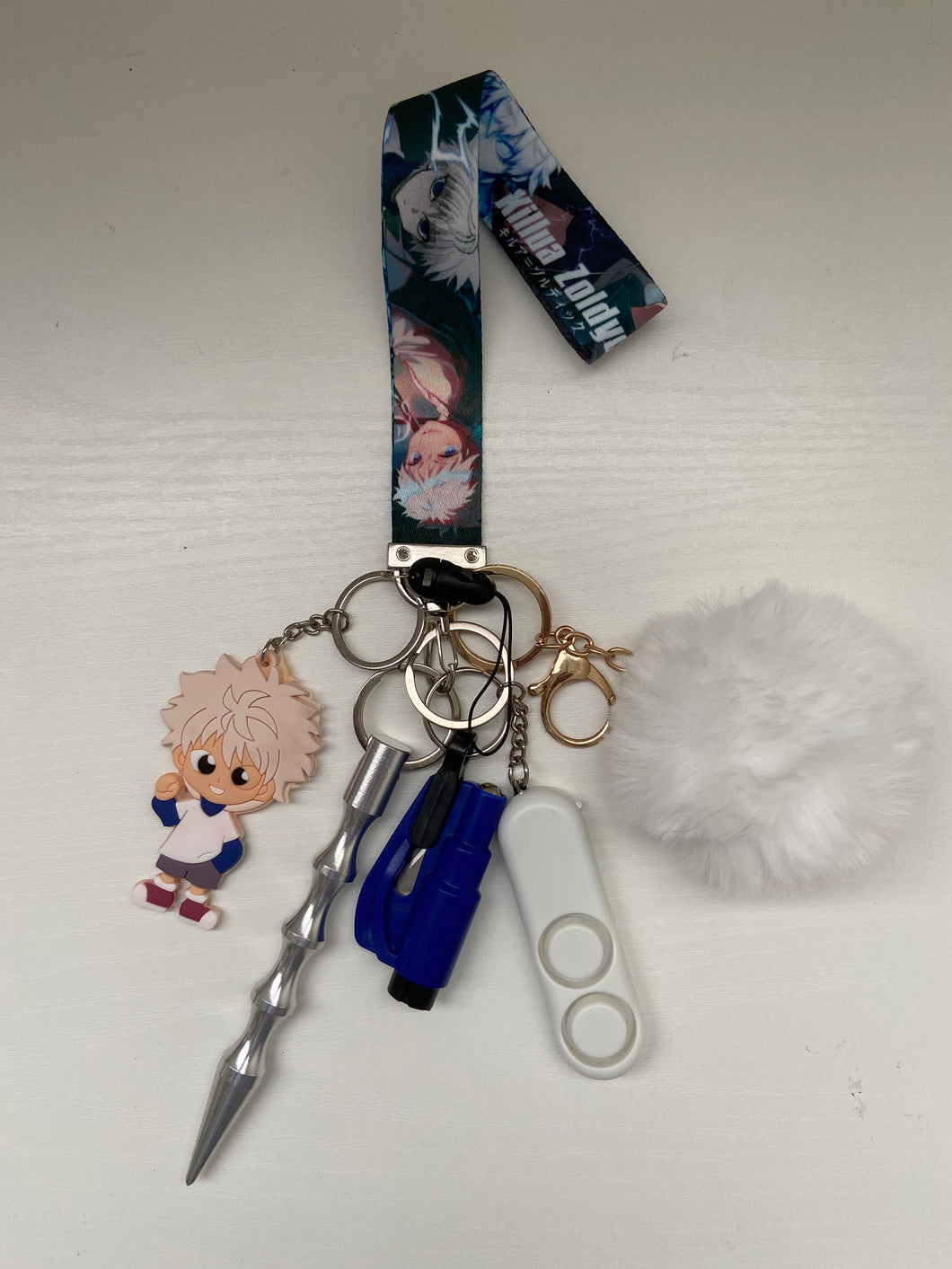 Safety Keychain - killua (Hunter x Hunter)